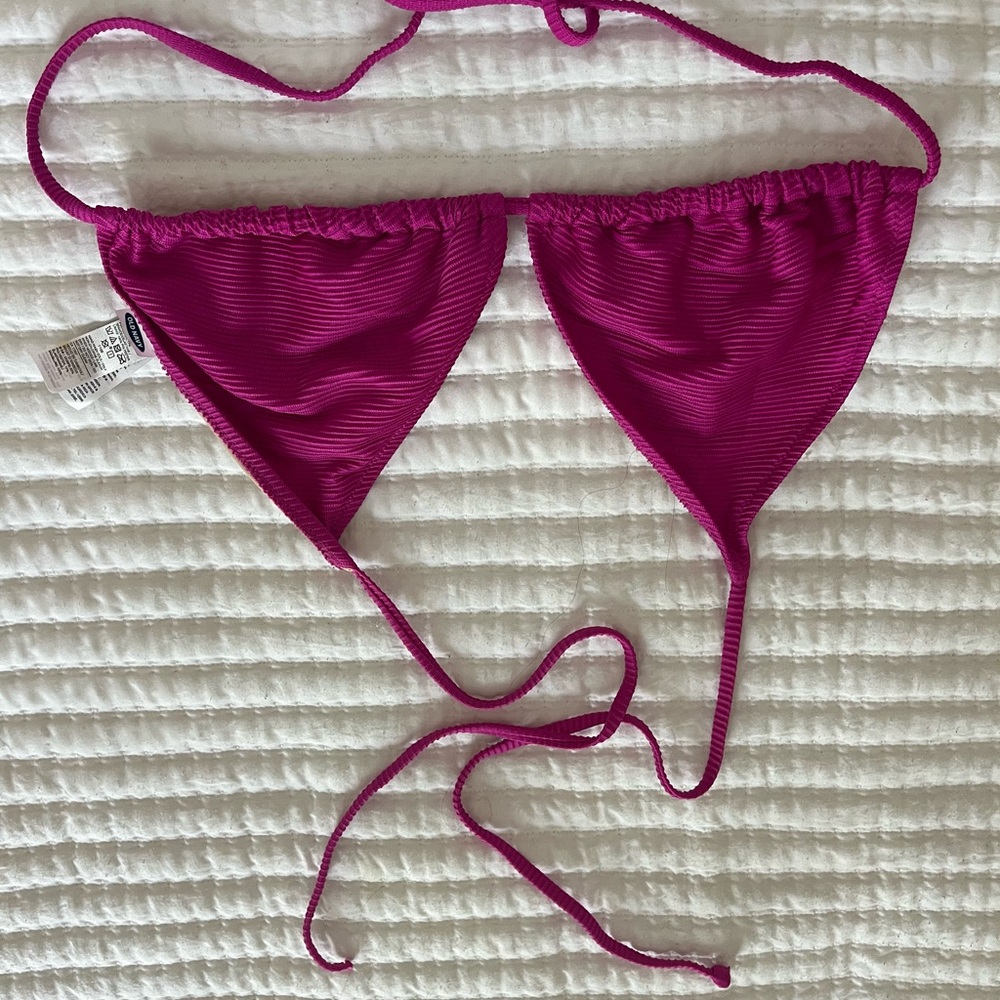 Vibrant Pink Bikini Top